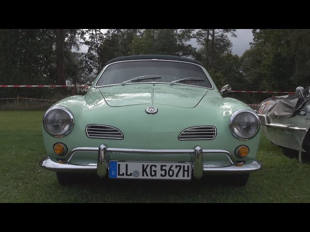 Volkswagen Karmann Ghia Cabrio Type 14 (1966) Exterior - YouTube