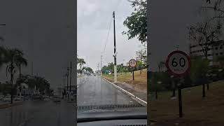 Driving in Marília, SP #brazil #travel #chuva #citytour #worldcities #downtown #citydriving #rain