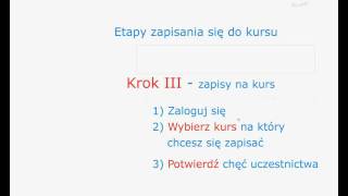 Zapisy Na Kurs - Moodle