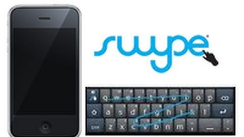 Swype For iPhone!  & How To Get It (iSwype)