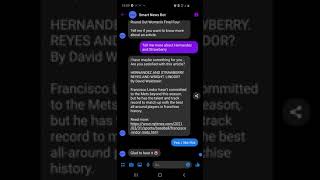Smart News Bot demonstration screenshot 5