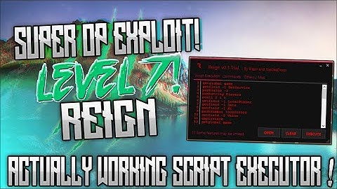 [OMFG] ✅ OP ASF ROBLOX HACK/EXPLOIT! ✅ | REIGN! | ACTUAL LEVEL 7 WORKING SCRIPT EXE (NOT CLICKBAIT!)
