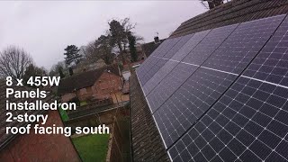 Solar PV panel DIY self install on a 2 story residential roof by mikeatyouttube 660 views 1 year ago 16 minutes