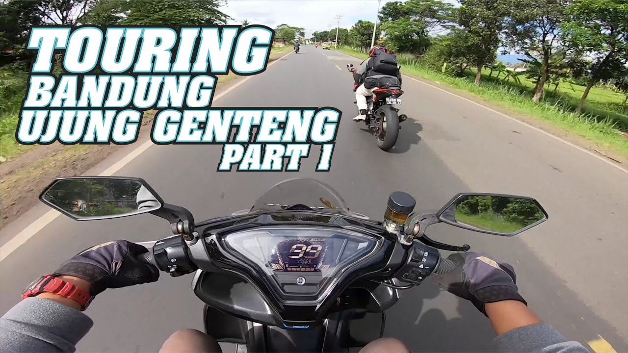 TOURING BANDUNG - UJUNG GENTENG via CIANJUR - SUKABUMI | PART 1 | YAMAHA AEROX | MOTOVLOG 58#