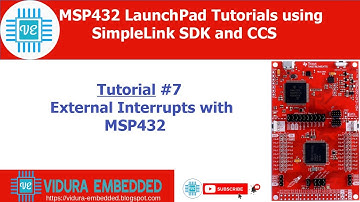 External Interrupts using MSP432