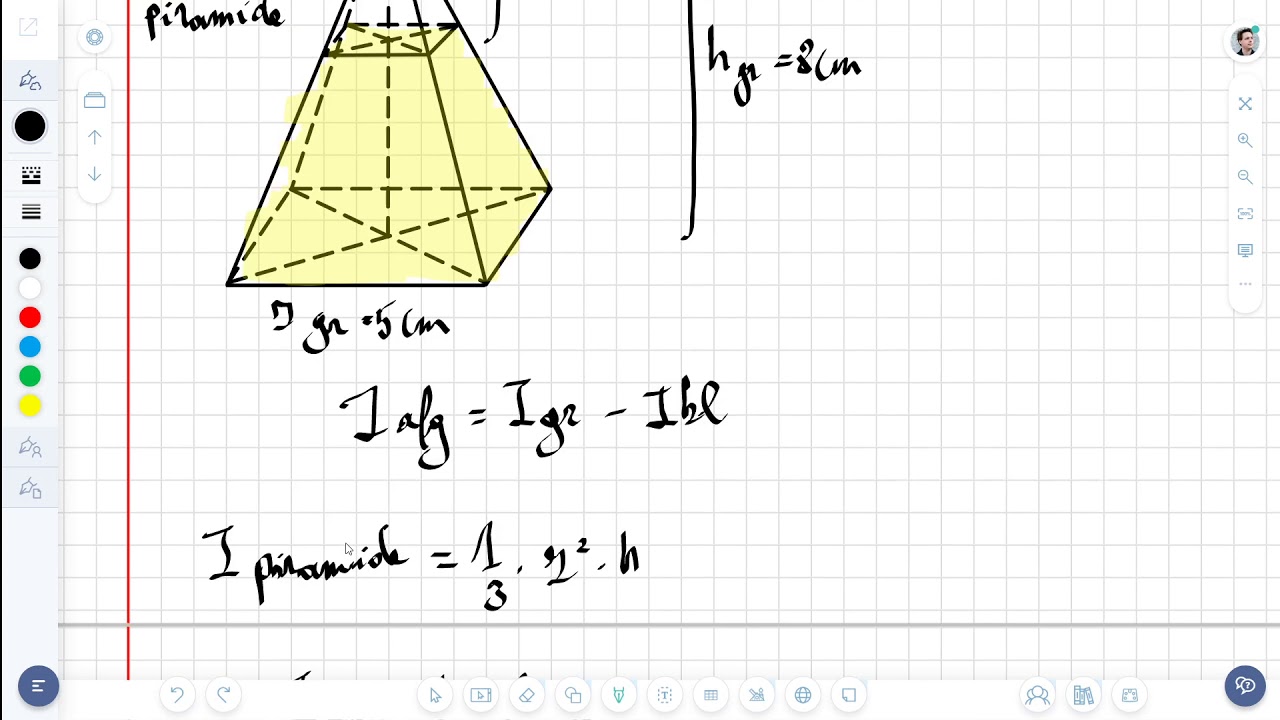 Ruimtemeetkunde - Inhoud van een afgeknotte kegel/piramide berekenen m