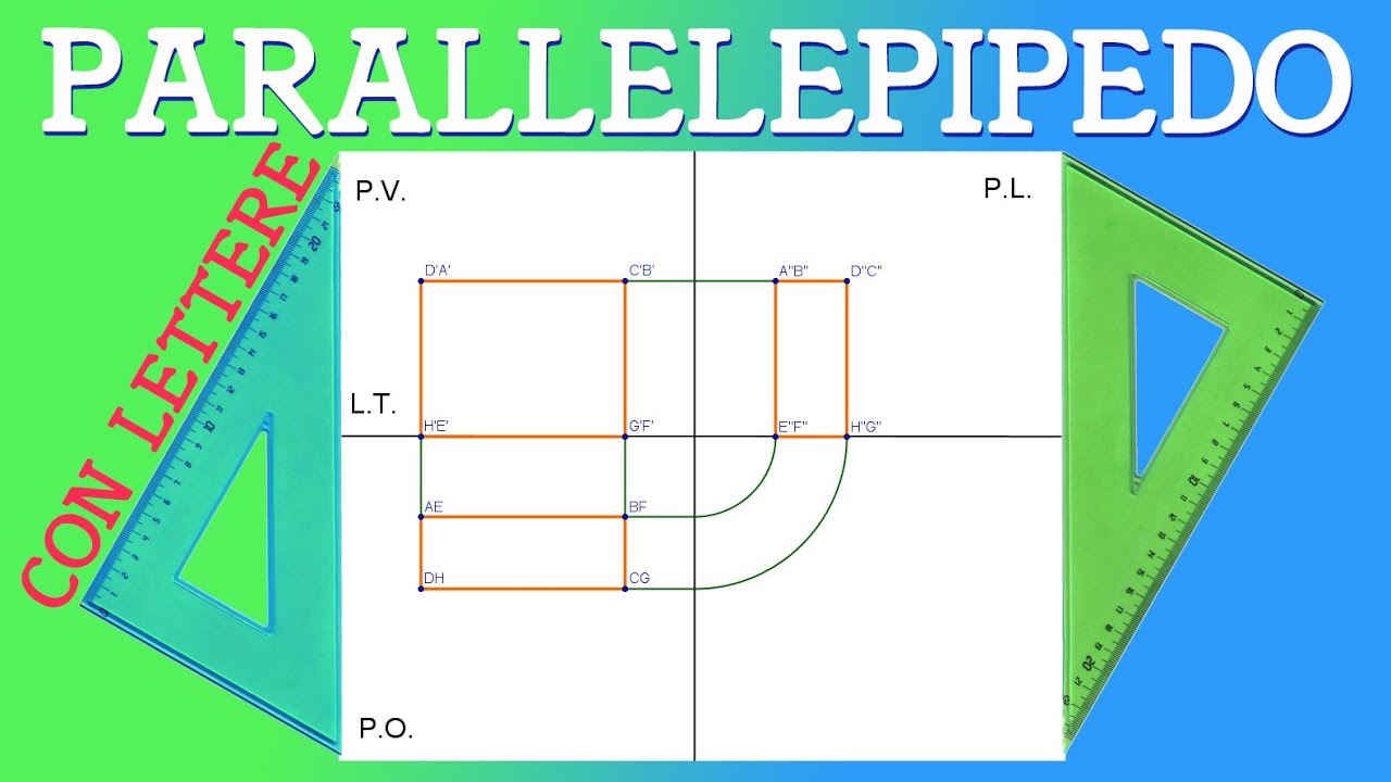 Proiezione Ortogonale Di Un Parallelepipedo Sormontato Da Una Piramide Proiezione Ortogonale di un Parallelepipedo - Liceo Scientifico - YouTube