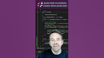 Barcode scanning using IronBarcode - need a shortcut?