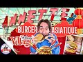 Mon burger prfr au disney village  burger asiatique a disneyland paris