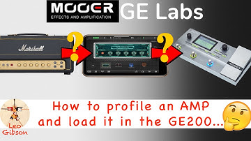 MOOER GE LABS: how MNRS profiling procedure works and how to upload the profile to the MOOER GE 200