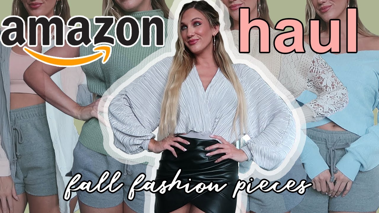 AMAZON FALL FASHION HAUL 2022 // FAVORITE TRANSITION PIECES YouTube