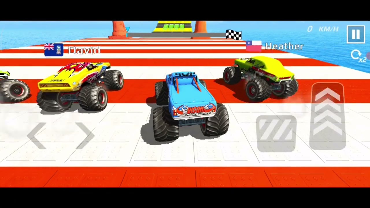 Crazy Monster Truck Game Play