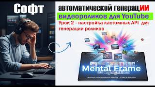 Mental Frame - LESSON 2 - Unlimited video generation software - setting up custom APIs for genera... screenshot 1