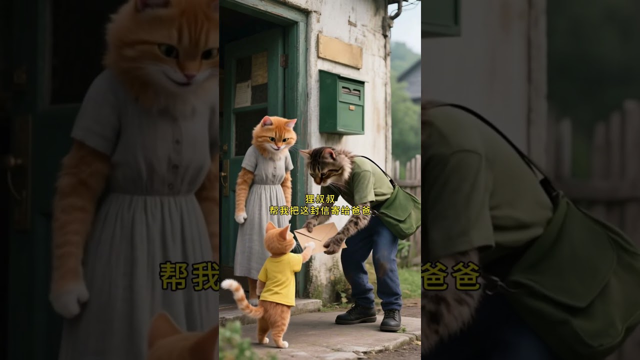 Orange Baby Cat Sends a Letter to Her Distant Dad – So Heartwarming!