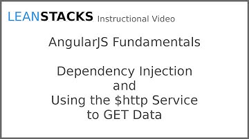 AngularJS Dependency Injection and Using the $http Service to GET Data