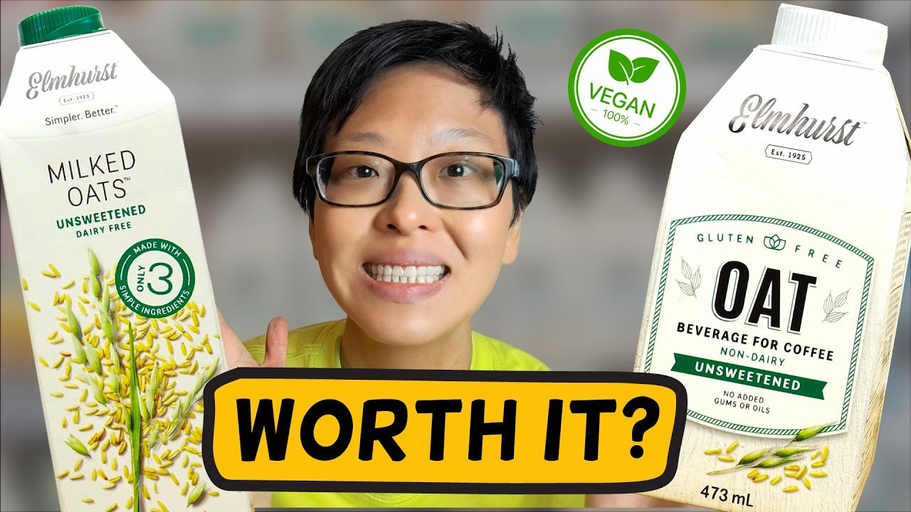 Стоит ли покупать овсяное молоко и сливки Elmhurst? | Веганское овсяное молоко без молочных проду...