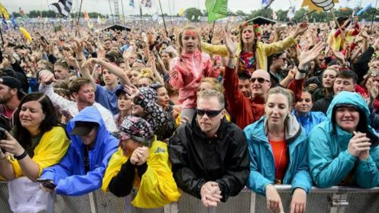 Film backdrop image for Has Brexit put a downer on Glastonbury? Reaction from festival-goers (2016)