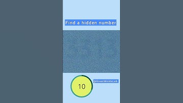 Can You Find the Hidden Number? 🔢 | Tricky Puzzle Challenge! #opticalillusion #findingchallenge