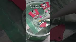 Making Cute Earrings with Shrink Plastic