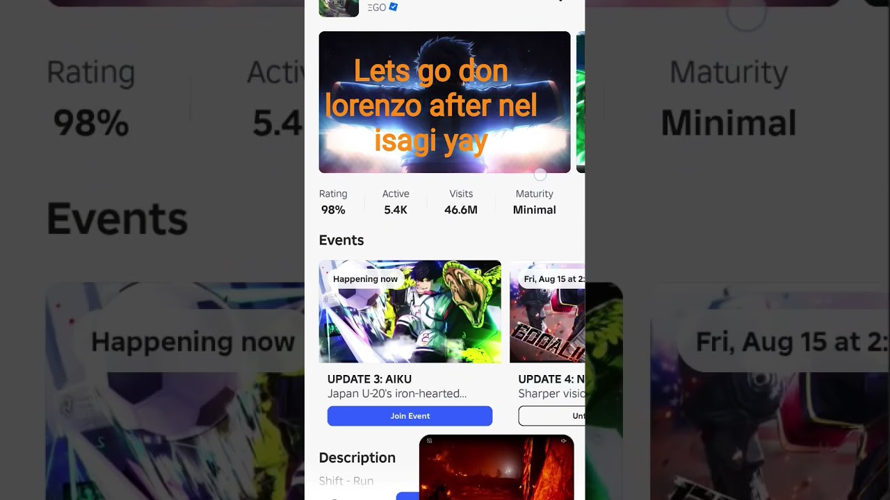 don lorenzo and nel isagi in goalbound let's goooo