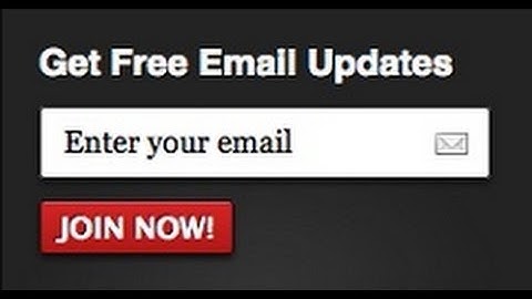 Customize MailChimp Email Signup Forms [ WordPress ]
