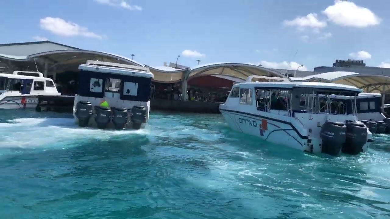 MALDIVES AIRPORT MALE and speedboat    4K