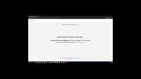 Joining a WebEx Hearing