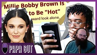 "the very creepy issue surrounding millie bobby brown" - dangelowallace