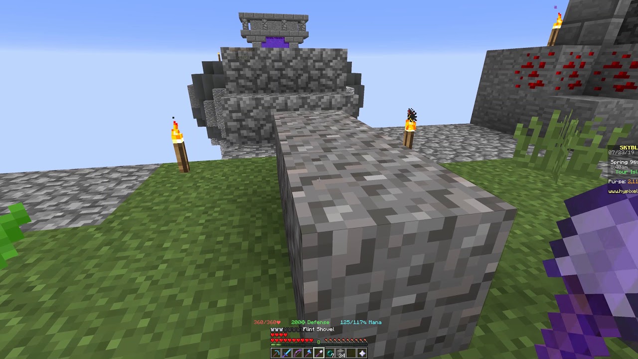 A Strange Hypixel Skyblock Shovel YouTube