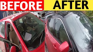 “Jeep Compass Base Model to Top Model Conversion | Roof & Side Panel Full Modification Paint Finish”