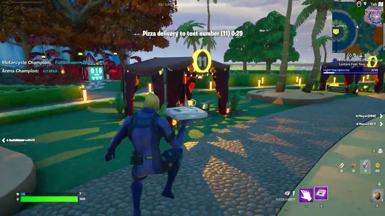 Complete Challenges at Lantern Fest Tour Fortnite