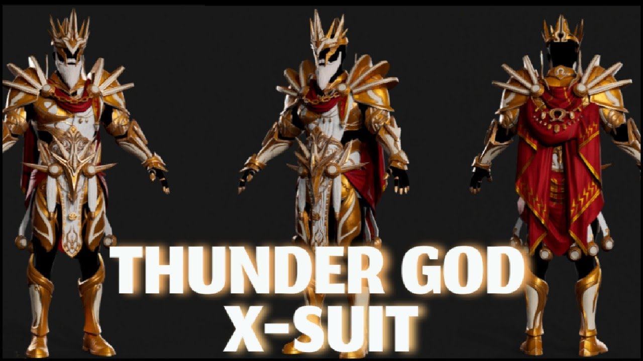 THUNDER GOD X-SUIT in new state mobile 