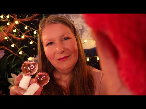 Gesichtspflege im Bett ♡ ASMR Personal Attention ♡ Peeling, Öl, Creme, Schwamm ♡ Deutsch German