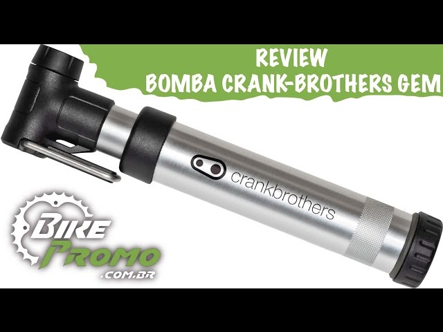 Pompa A Manometro Crankbrothers Gem Black Midnight – Pompa Per Bici Compatta