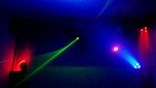 DMX Home Light Show(7) music synchronised Nekozilla (electrobeast_)