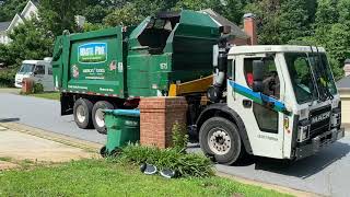 Waste Pro: Mack LR Heil Durapack Rapid Rail Automated Garbage Truck
