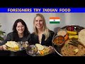 Foreigners try aloo ka paratha first time   foreigners try indian food  indian food reaction