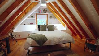 Luxury North Georgia Cabin Rental Airbnb Tour | Warm & Cozy Interior | Njem Retreat