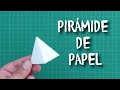 Como hacer un tetraedro de papel figura geomtrica