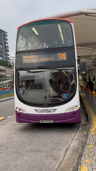 [SBST] SBS3705G On Service 114 - Volvo B9TL Wright Eclipse Gemini II Batch 3
