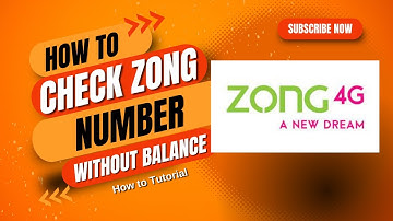 How to Check Zong Number Without Balance? Zong Sim Number