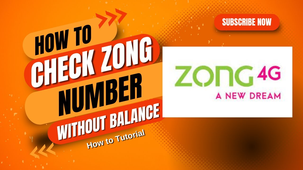 How to Check Zong Number Without Balance? Zong Sim Number