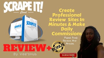 Scrape It Review⚠️WATCH THIS!!!⚠️CREATE PROFESSIONAL REVIEW SITES AND EARN COMMISSIONS | FULL DEMO