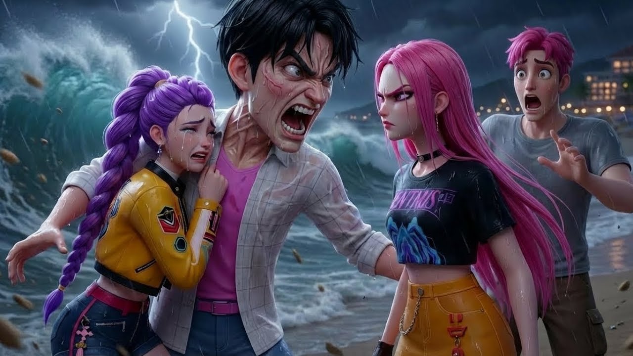 😱 OMG! Mira’s Jealousy at the Beach Resort 💔 Jinu Saves Rumi | Kpop Demon Hunters Animation