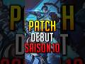 Patch dbut saison 10 overwatch2