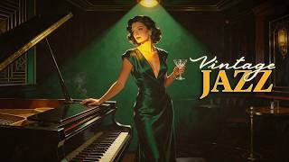 🎼 1940s Jazz Bar Nights – Vintage Retro Timeless Nostalgia | Smooth Vintage Jazz Lounge