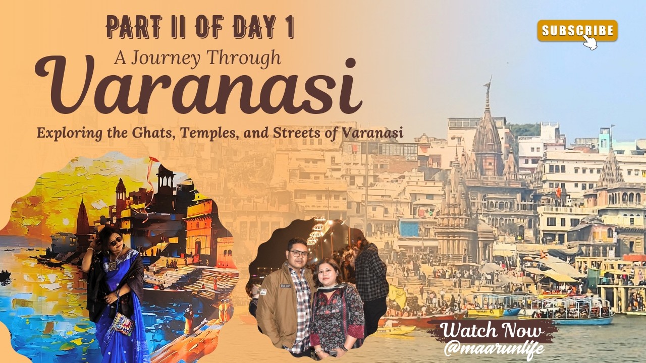 Varanasi From The Middle of Ganga 🚤🌊| Ganga Aarti at Dashashwamedh Ghat 🪔✨| Varanasi Day 1 Part 2🙏🔥