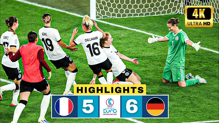 France Women vs Germany Women 1-1 (5-6) Highlights | Penalty Shootout | UEFA Euro 2025 Quarter-final