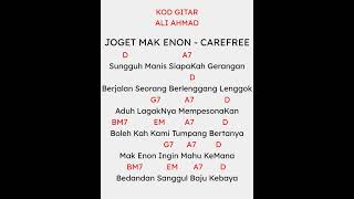 Download Lagu KOD GITAR JOGET MAK ENON - CAREFREE MP3