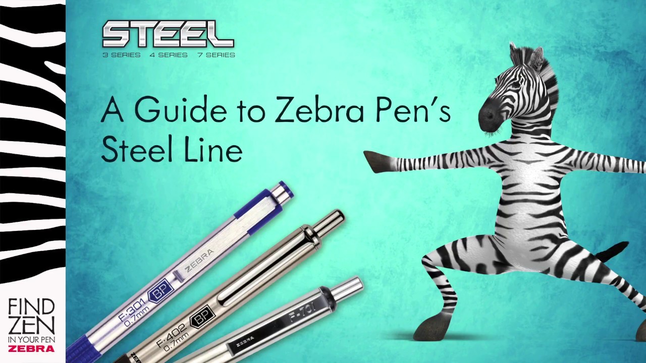 A Guide to Zebra Pen's Steel Line 